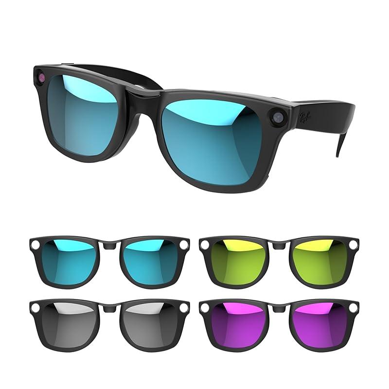 Transforma tu estilo con los clips de color para gafas Ray-Ban